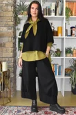 Paloma Tela Neckerchief Blouse Mucky Olive